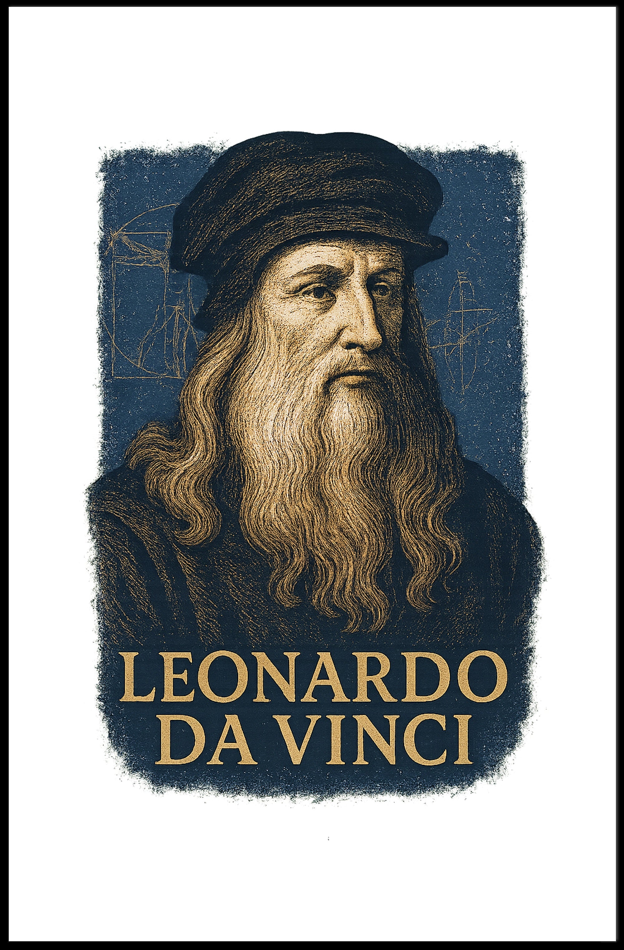 Leonardo da Vinci Poster PosterGoat