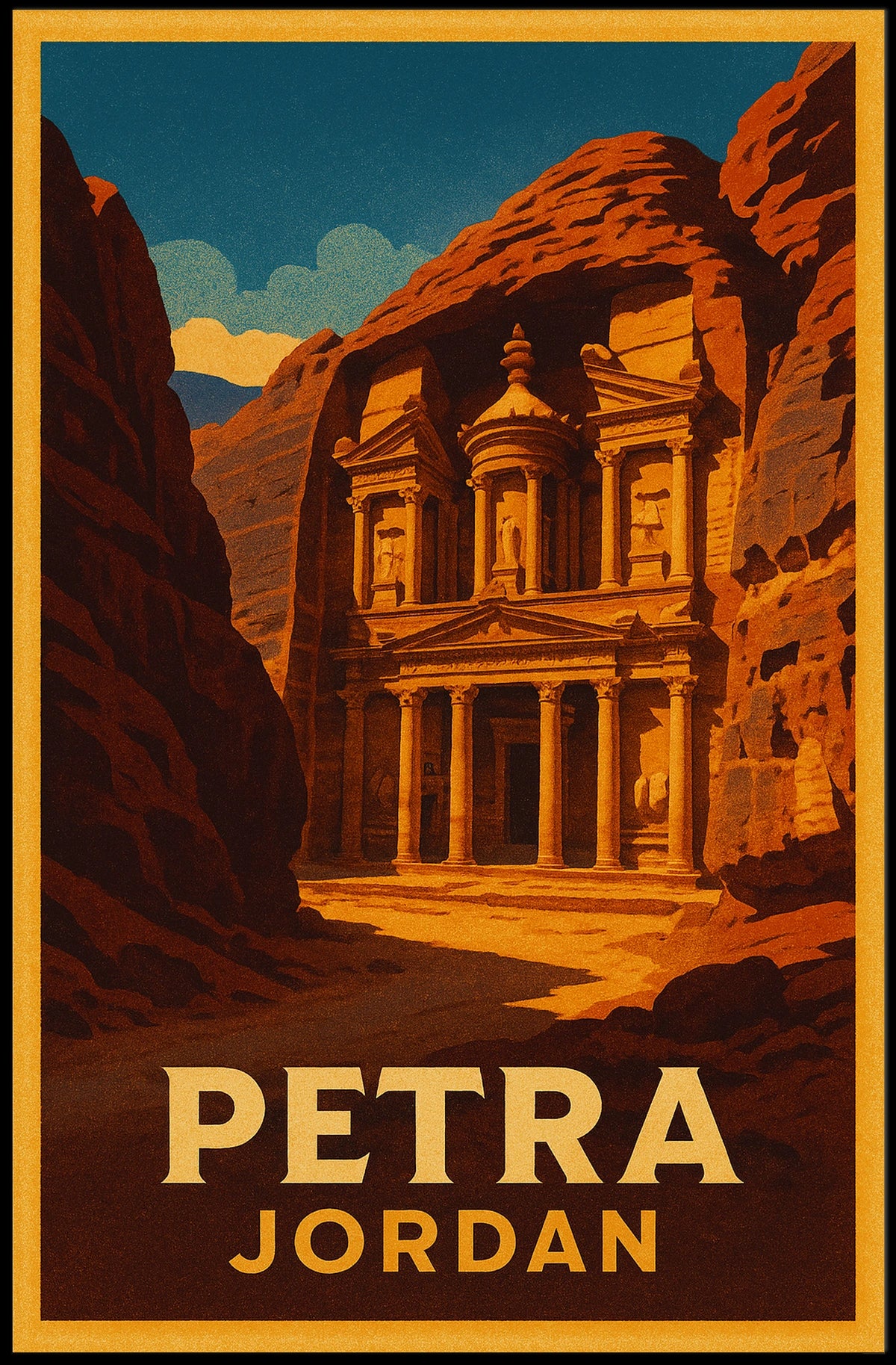 Petra, Jordan Poster