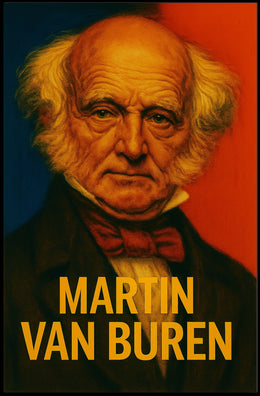 Martin Van Buren Historic Portrait Vintage Wall Poster