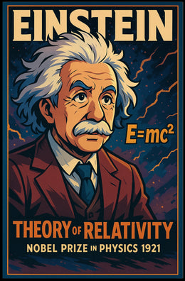 Albert Einstein Nobel Prize In Physics Poster
