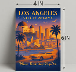 Los Angeles City of Dreams Poster Print PosterGoat