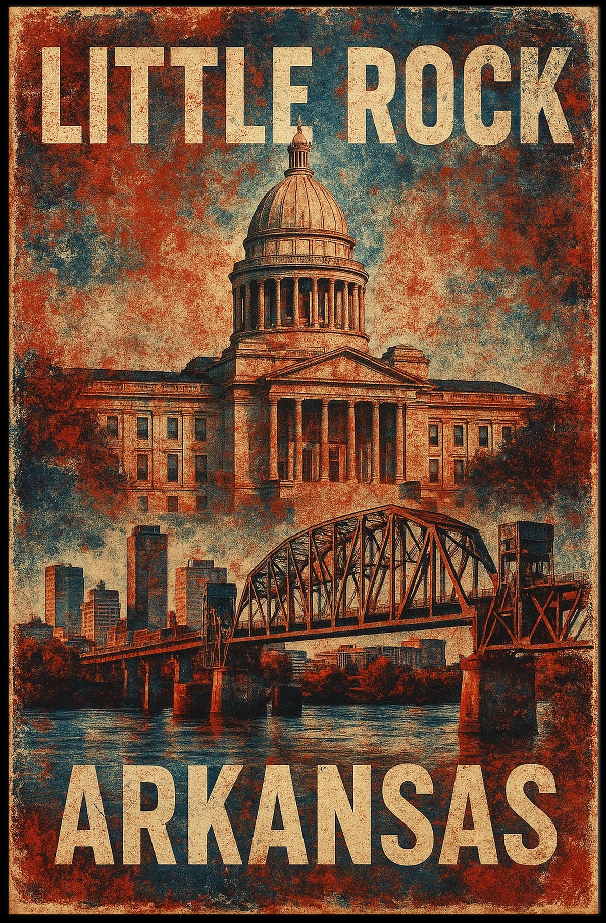 Little Rock, Arkansas Poster