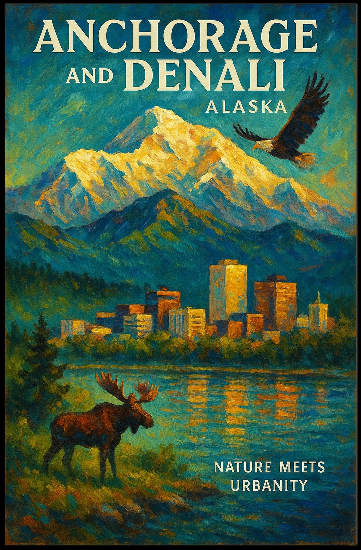 Anchorage and Denali Where Nature Meets Urbanity Description This Poster