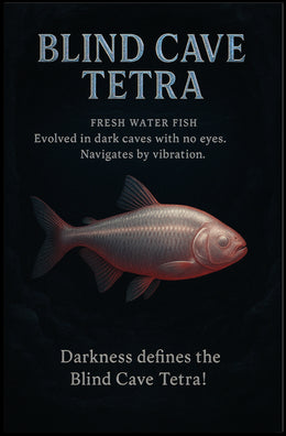 Blind Cave Tetra Poster