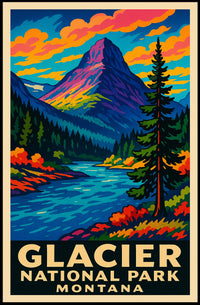Glacier National Park Montana Poster