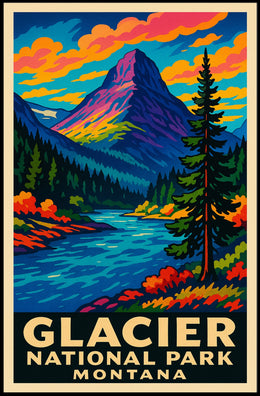 Glacier National Park Montana Poster