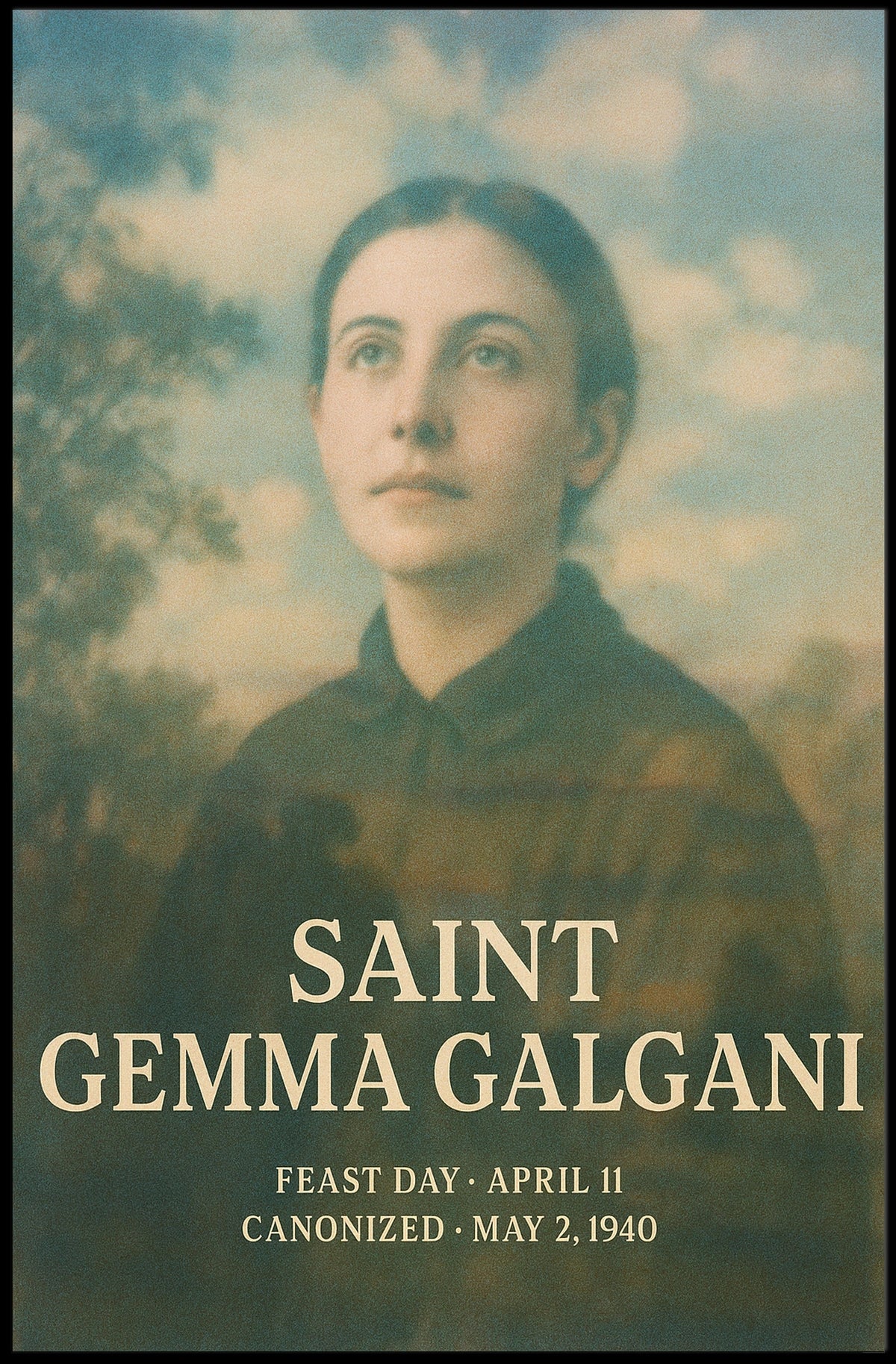 Saint Gemma Galgani Poster