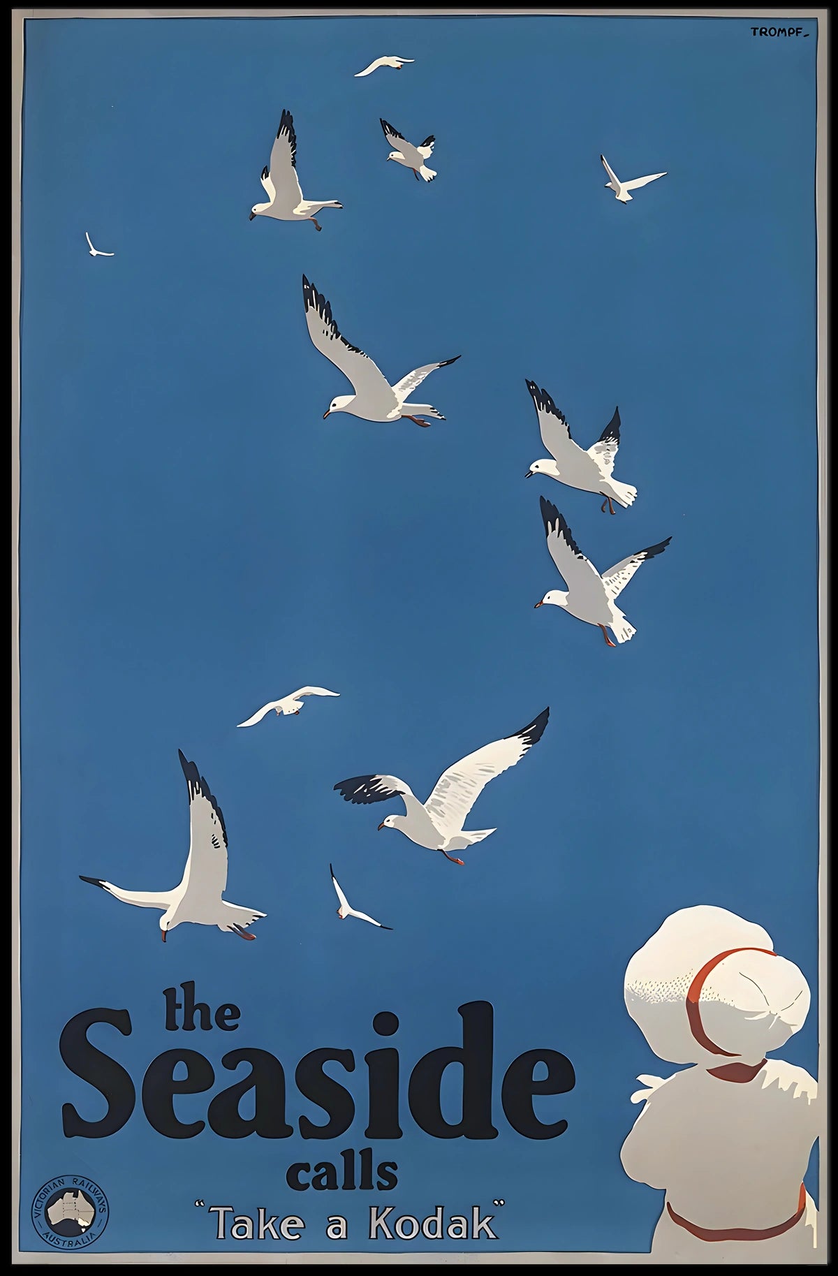 The Seaside Calls Poster