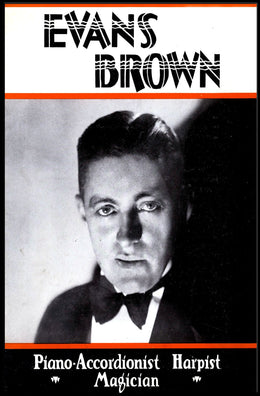 Evans Brown Performer Vintage Cultural Heritage Poster
