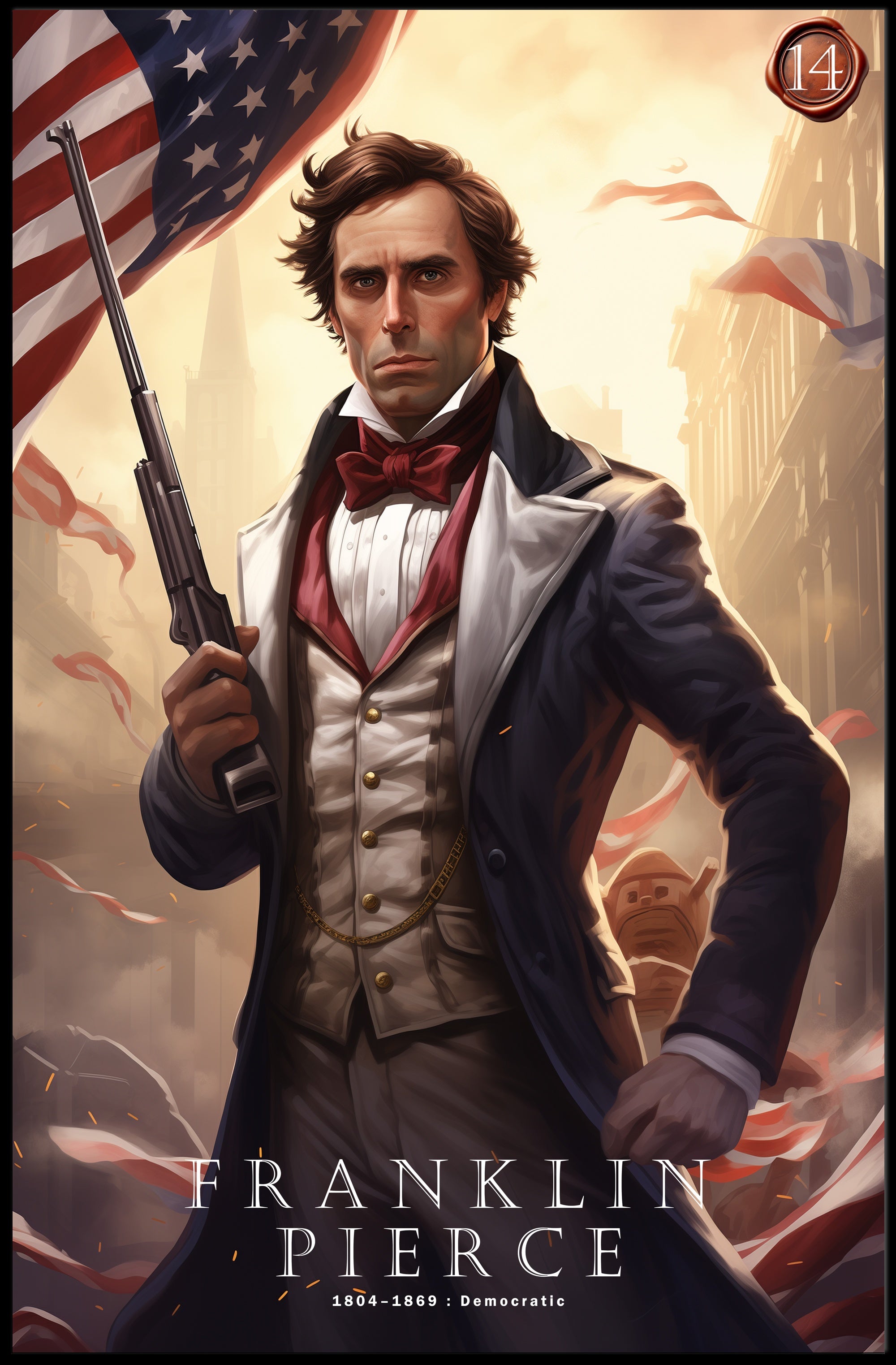 Franklin Pierce: A Democratic Legacy Poster
