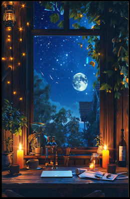 Mystical Tribal Fantasy Art Poster: Intense Colors PosterGoat