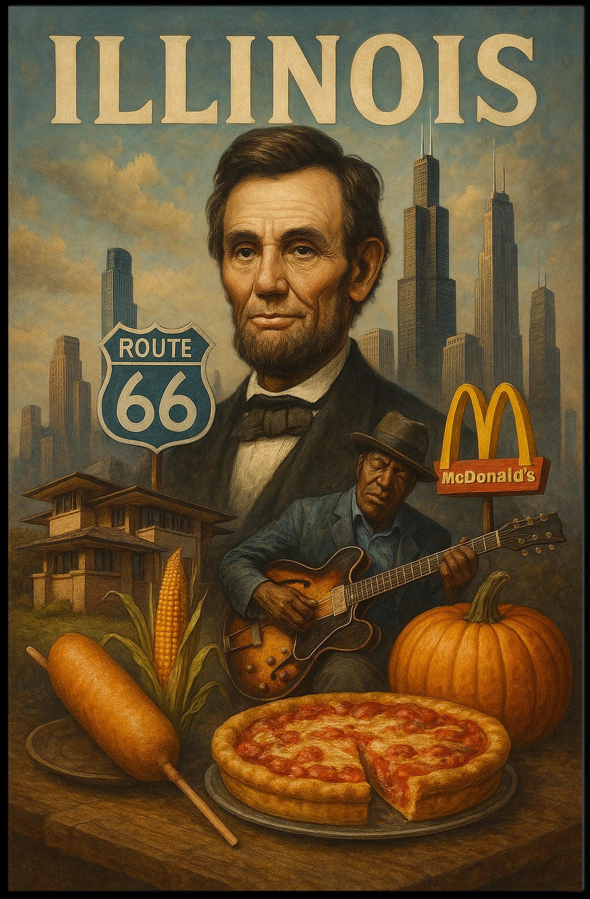 Illinois Heritage Poster