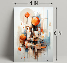 Abstract Geometric Composition Abstract Poster PosterGoat
