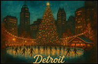 Detroit Winter Wonderland Poster