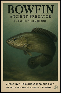 Bowfin Ancient Predator Poster