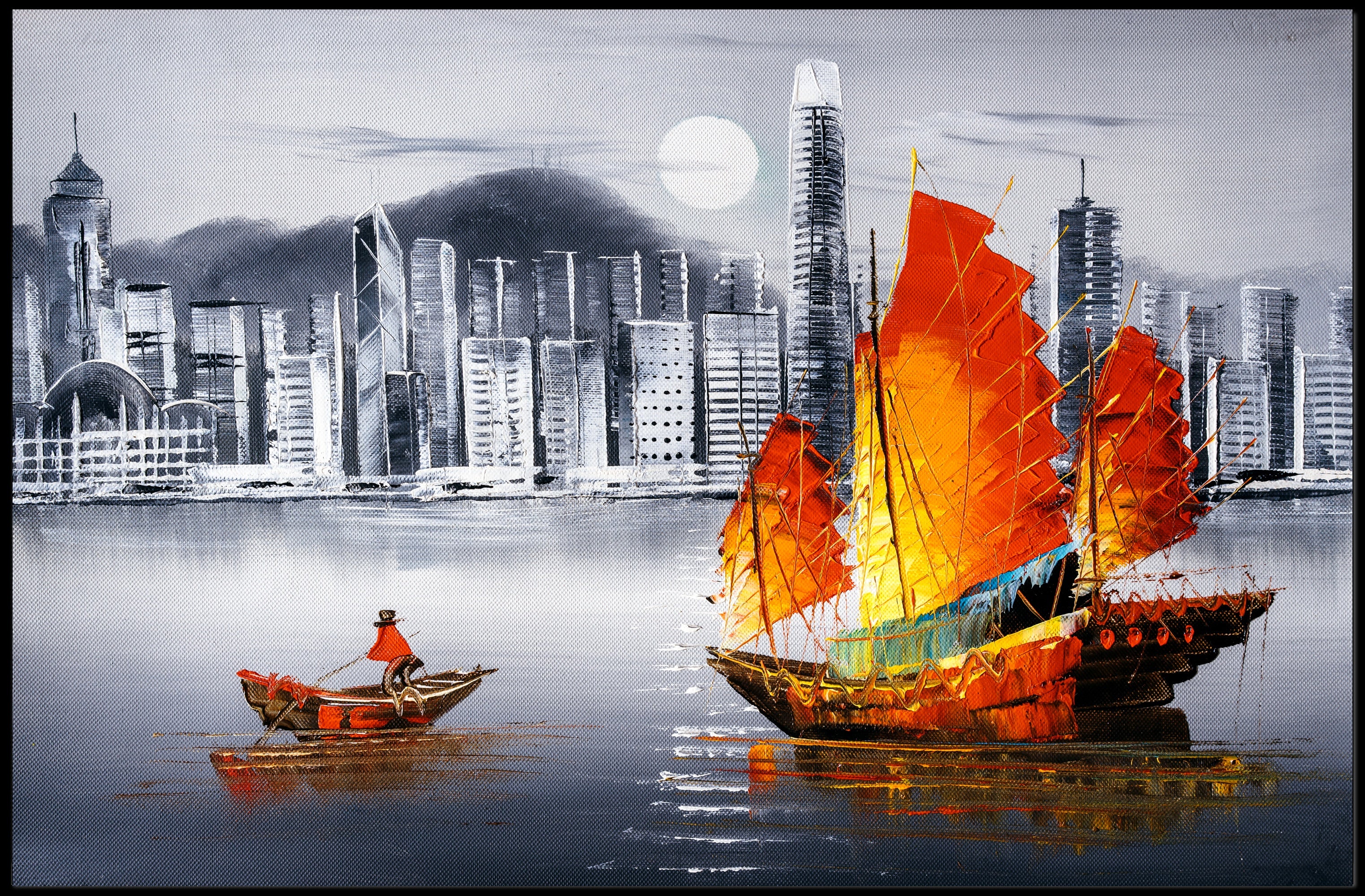 Harmony of Tradition and Modernity Poster
