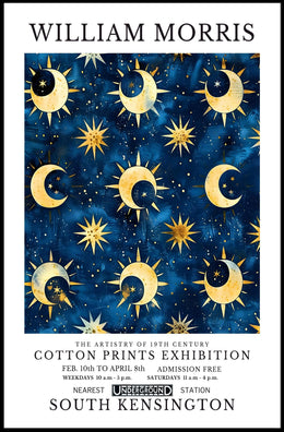 William Morris 19th Century Cotton Prints Poster