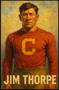 Jim Thorpe Portrait Poster