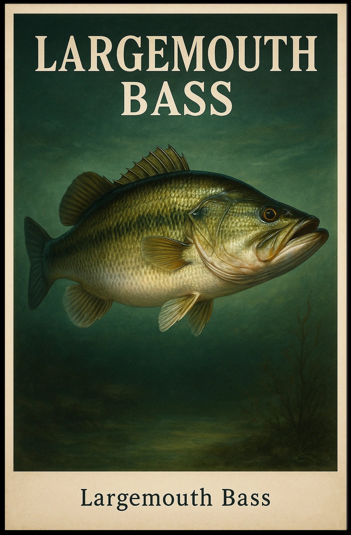 Largemouth Bass Poster