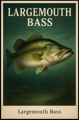 Largemouth Bass Poster