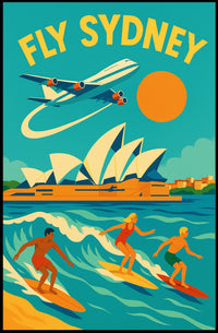 Sydney Adventure Travel Poster