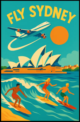 Sydney Adventure Travel Poster
