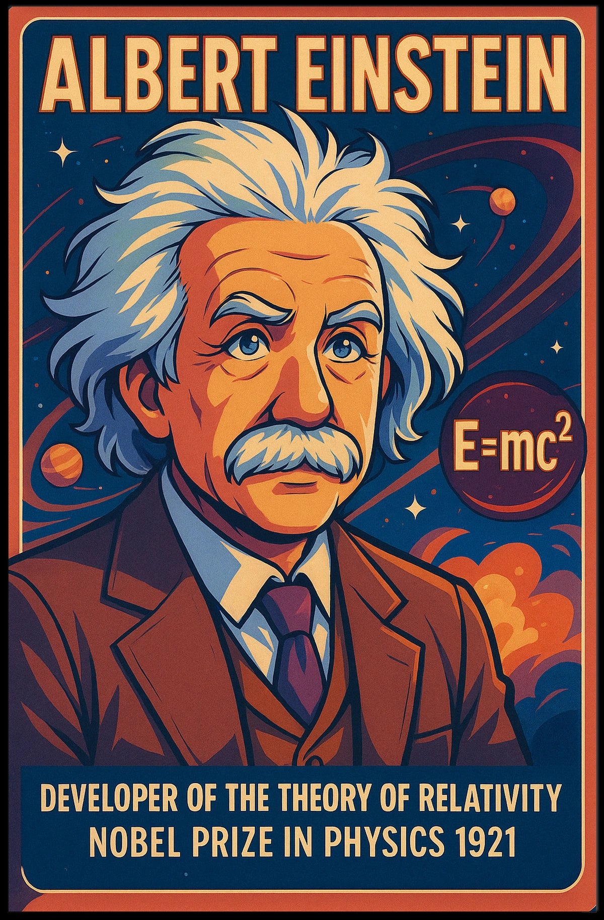 Albert Einstein Developer Of The Poster