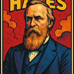 Rutherford B Hayes 19th President Poster Wall Art Decor