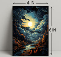 Celestial Landscape Poster