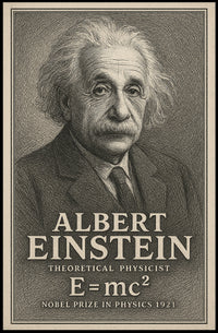 Albert Einstein Theoretical Physicist Poster