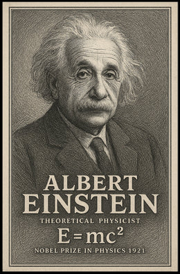 Albert Einstein Theoretical Physicist Poster