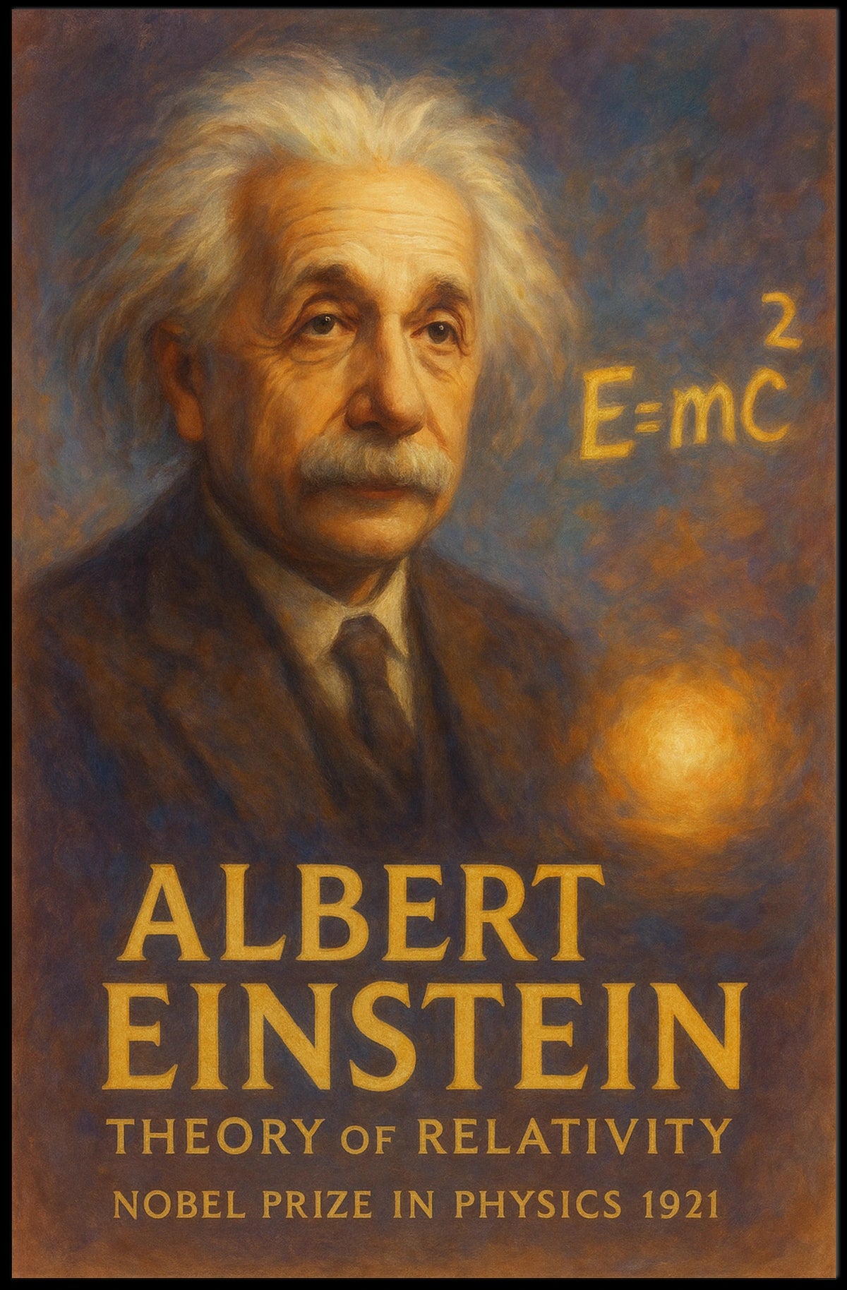 Albert Einstein Theory Of Relativity Poster