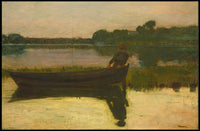 Serene Solitude: Impressionistic Tranquility Artistic Poster