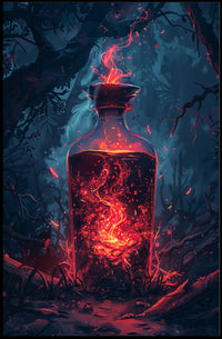 Enchanted Elixir in the Forest Poster PosterGoat