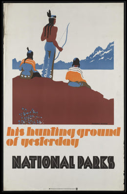 National Parks Tribute Vintage Travel Poster Print