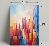 Abstract Cityscape Abstract Poster