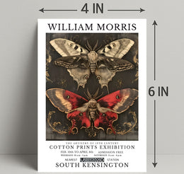 William Morris Exhibition: Detailed Artistic Poster