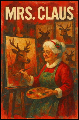 Mrs. Claus The Artist Poster