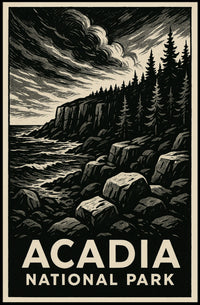 Acadia National Park Poster