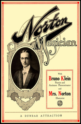 Vintage Magic Show Poster with Art Nouveau Influence