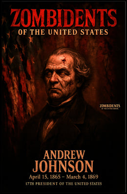 Andrew Johnson 17th President of the United States Zombidents Poster Series