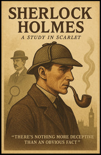 Sherlock Holmes  A Study in Scarlet Poster PosterGoat