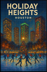 Holiday Heights In Houston Poster