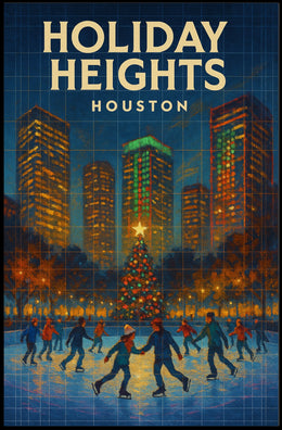 Holiday Heights In Houston Poster