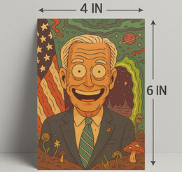 Cosmic Presidential Portrait Poster PosterGoat