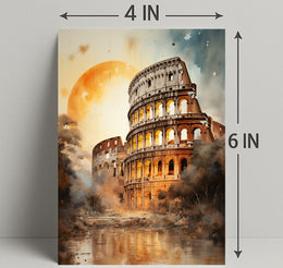 Colosseum At Dusk Poster