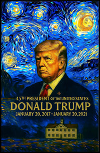 Donald Trump 45th President of the United States Presidential Masterpiece Series Poster