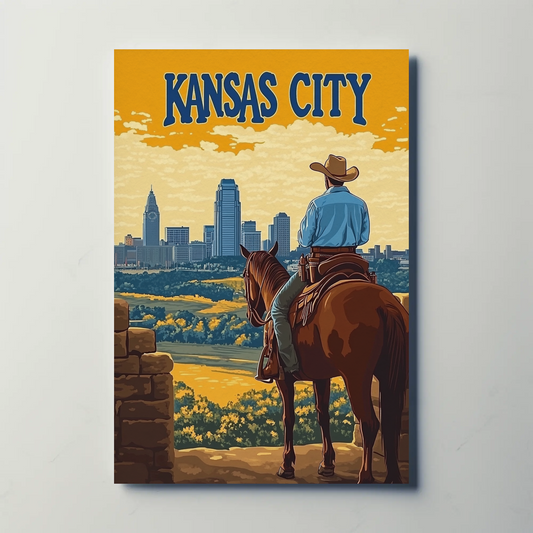 Kansas City Vintage Poster