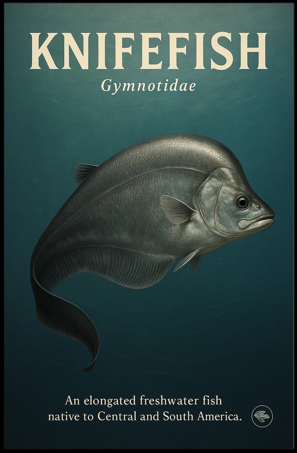 Knifefish Gymnotidae Poster