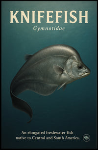 Knifefish Gymnotidae Poster